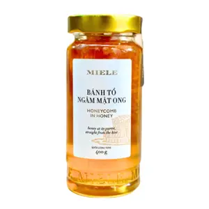 Bánh Tổ Ngâm Mật Ong, Honeycomb in Honey (400g) - MIELE
